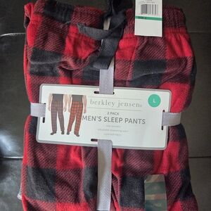 Berkley Jensen Red and Black Men's Sleep Pants